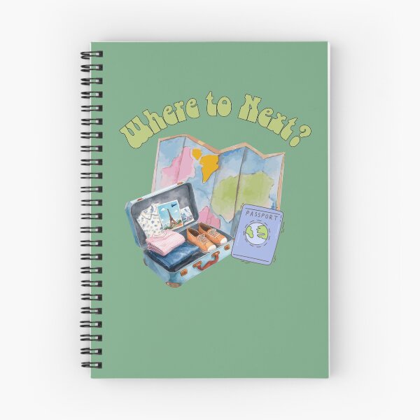 Item preview, WHERE TO NEXT? Suitcase Map Passport (green version) designed and sold by trixie666.