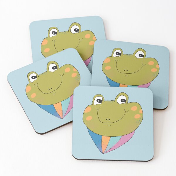 Item preview, Silly Frog Burst (Blue) designed and sold by yellowflowerhut.