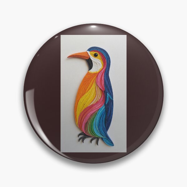 Item preview, Vibrant Quilling Paper Bird Art designed and sold by  Color & Form.
