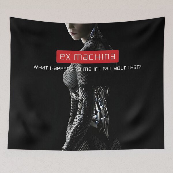 Item preview, Ex Machina Original Custom Vintage Movie Poster Art designed and sold by Cool Robot Bro..