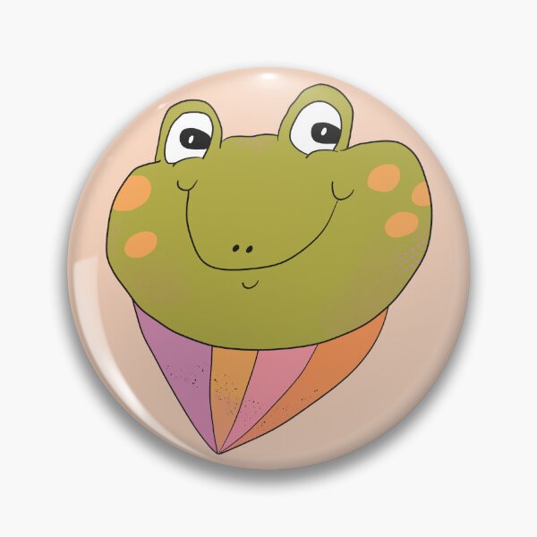 Item preview, Silly Frog Burst (Orange) designed and sold by yellowflowerhut.
