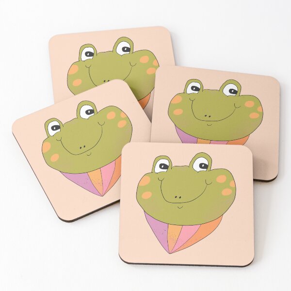 Item preview, Silly Frog Burst (Orange) designed and sold by yellowflowerhut.