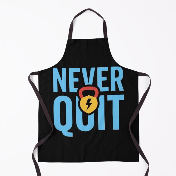 Item preview, Never Quit Kettlebell Workout Fitness Motivation designed and sold by GiggleInkTees.