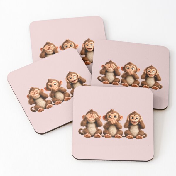 Item preview, Three Wise Monkees designed and sold by ArtPixs.