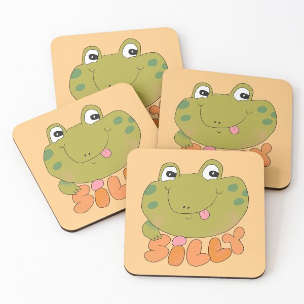 Item preview, Silly Frog (Orange) designed and sold by yellowflowerhut.