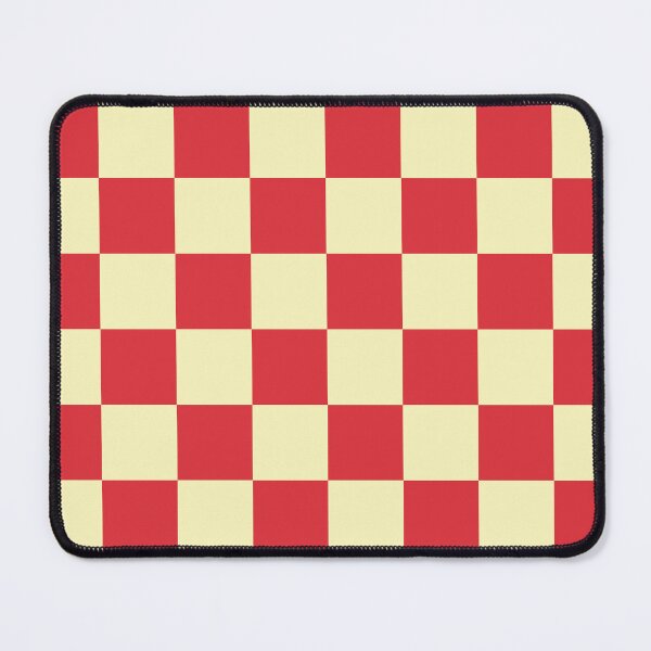 Item preview, Retro Red and Butter Yellow Checkerboard Pattern designed and sold by ViviNyks.