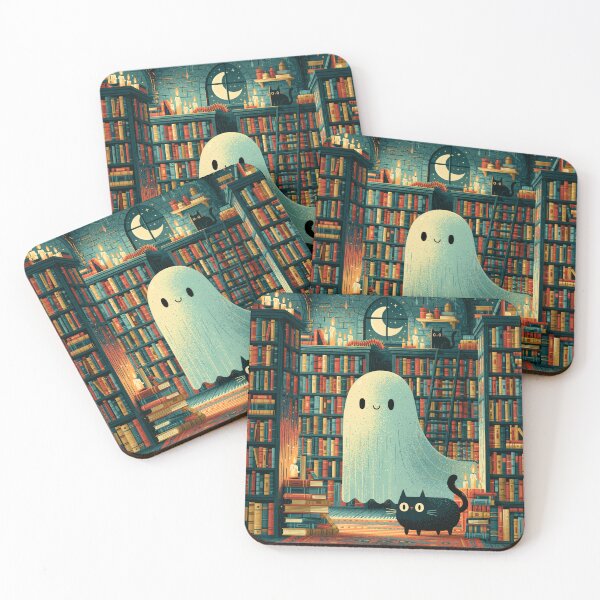 Item preview, Haunted Library - Spooky Ghost Dark Academia Book Tee designed and sold by FrostyFrisby.