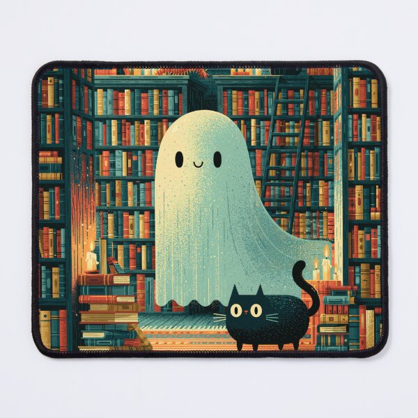 Item preview, Haunted Library - Spooky Ghost Dark Academia Book Tee designed and sold by FrostyFrisby.