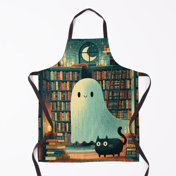 Item preview, Haunted Library - Spooky Ghost Dark Academia Book Tee designed and sold by FrostyFrisby.