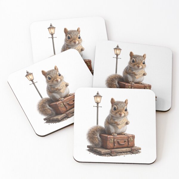 Item preview, Little Traveling Squirrel designed and sold by Helenaphotoart.