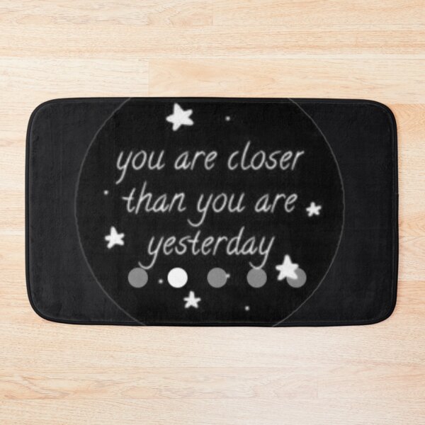 Item preview, You Are Closer Than You Were Yesterday Celestial - Motivational Sticker designed and sold by Scro-Ciob-Shop.