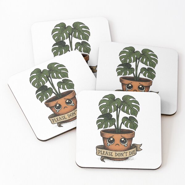 Item preview, Please Don't Die - Monstera Plant Lover designed and sold by Dhenin Studio.