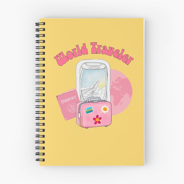 Item preview, WORLD TRAVELER Suitcase Window Seat Passport (pink version) designed and sold by trixie666.