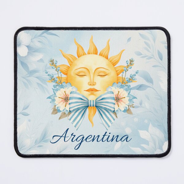 Item preview, Argentina Sun Floral Design – Soft Blue Aesthetic, Watercolor Flowers, Elegant Celestial Art designed and sold by PourtoiStudio.