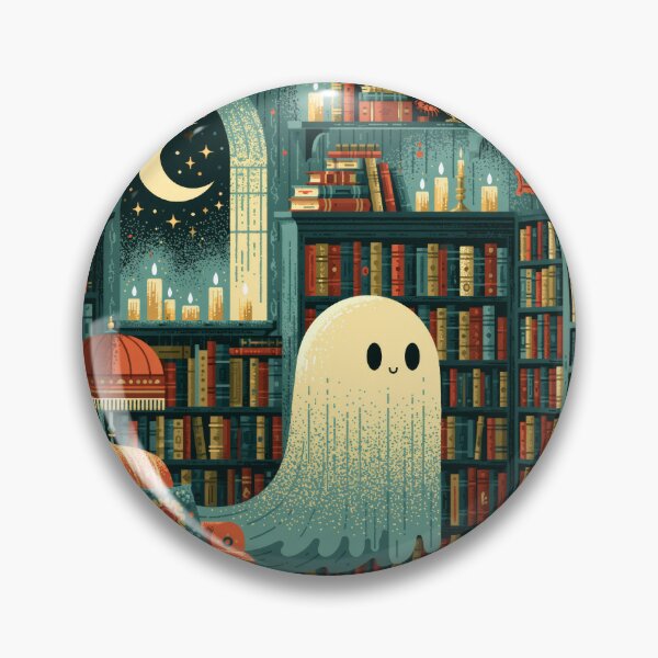 Item preview, Haunted Library - Spooky Ghost Dark Academia Book Tee designed and sold by FrostyFrisby.