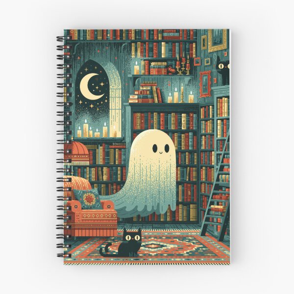 Item preview, Haunted Library - Spooky Ghost Dark Academia Book Tee designed and sold by FrostyFrisby.