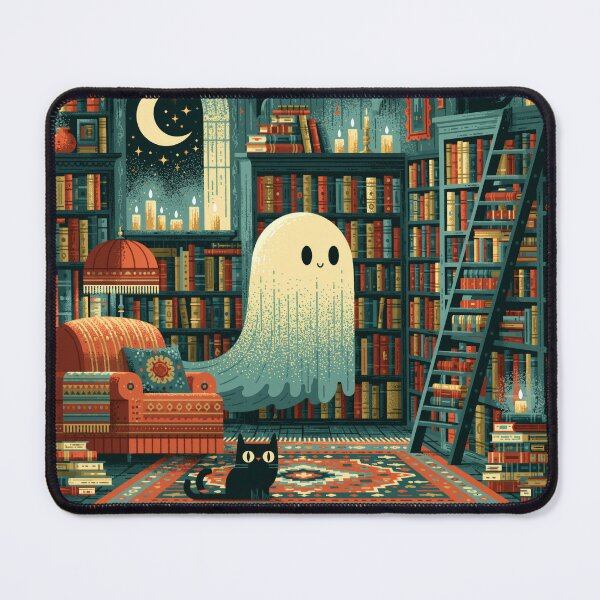 Item preview, Haunted Library - Spooky Ghost Dark Academia Book Tee designed and sold by FrostyFrisby.