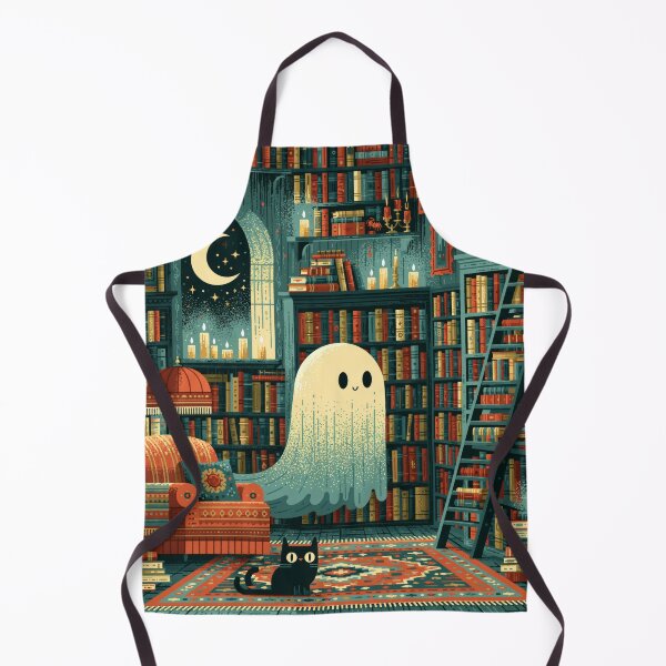 Item preview, Haunted Library - Spooky Ghost Dark Academia Book Tee designed and sold by FrostyFrisby.