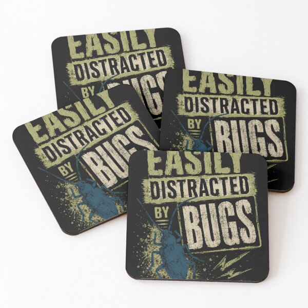 Item preview, Easily Distracted By Bugs Entomology Insect Lover designed and sold by SkeletonsDanger.