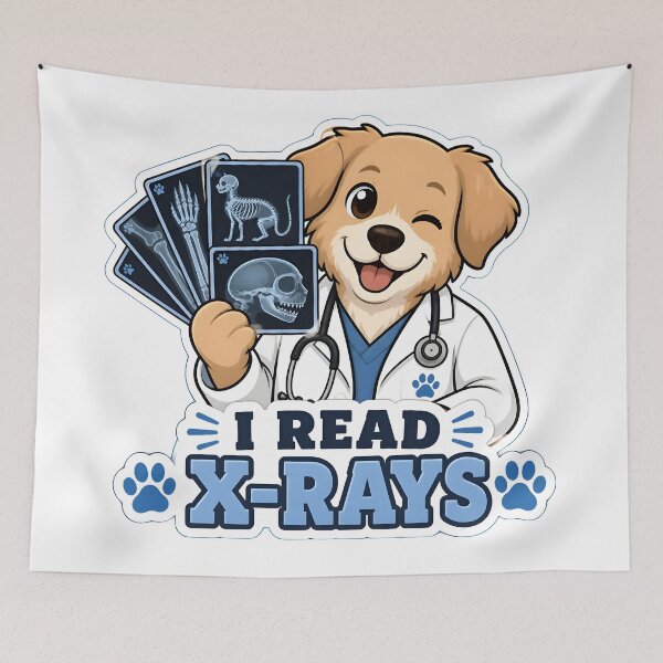 Item preview, I Read X-Rays – Veterinary Radiologist Funny Vet Shirt designed and sold by Bettybee00.