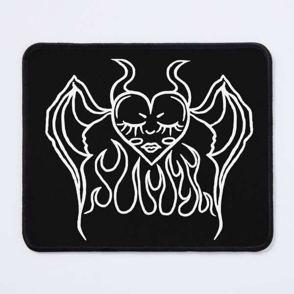 Item preview, Devil Heart Creature (White Outline) designed and sold by CamilasPrints.