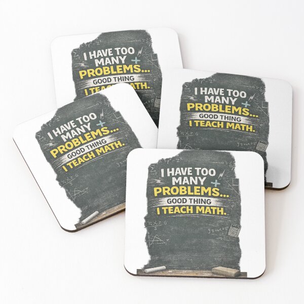 Item preview, Funny Math Problems Pun – I have Too Many Problems... designed and sold by Lotta Luxxa Lifestyle.