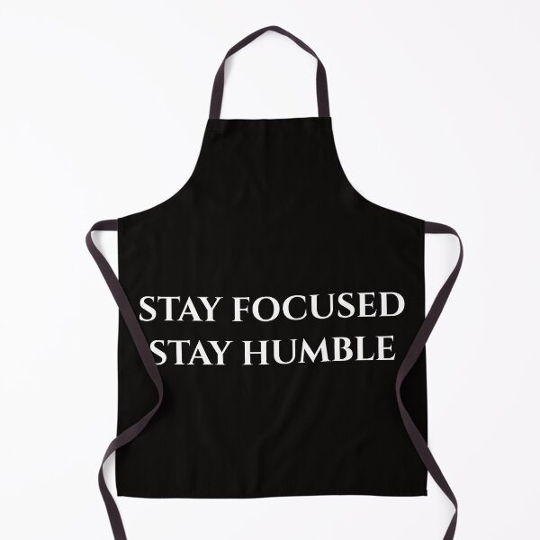 Item preview, Stay Focused Stay Humble – Motivational Typography Design designed and sold by MagicArtzz.
