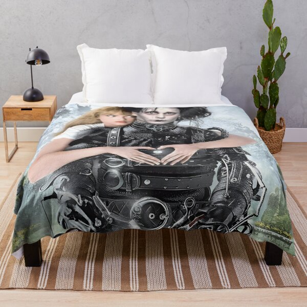 Item preview, Edward Scissorhands Original Custom Vintage Movie Poster Art designed and sold by Cool Robot Bro..
