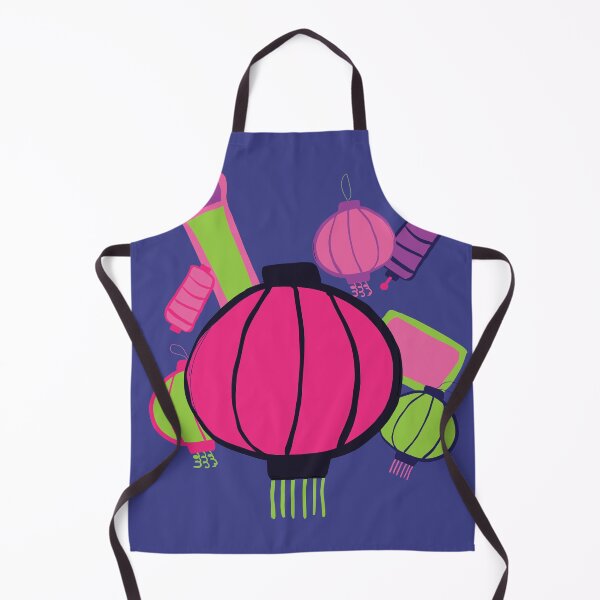 Item preview, Light Show – Hong Kong Delights Apron designed and sold by Curious Shapes Studio.