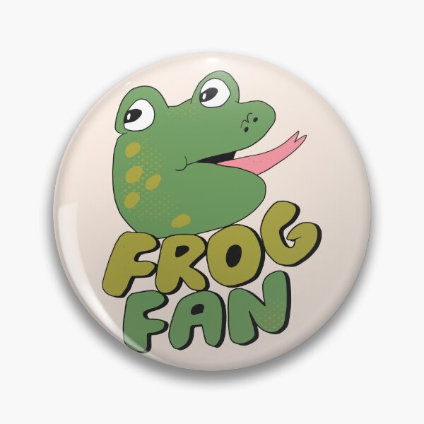 Item preview, Frog Fan (Green) designed and sold by yellowflowerhut.
