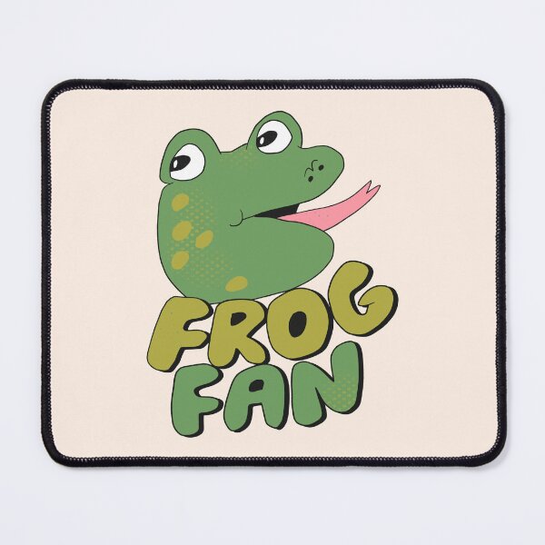 Item preview, Frog Fan (Green) designed and sold by yellowflowerhut.
