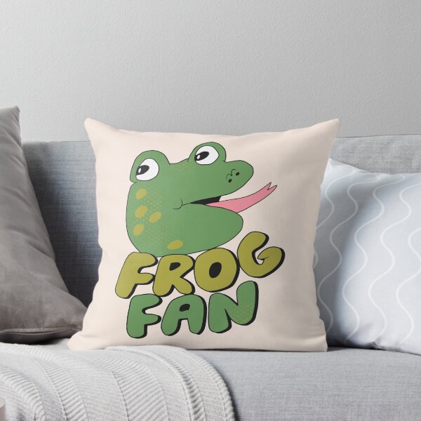 Item preview, Frog Fan (Green) designed and sold by yellowflowerhut.