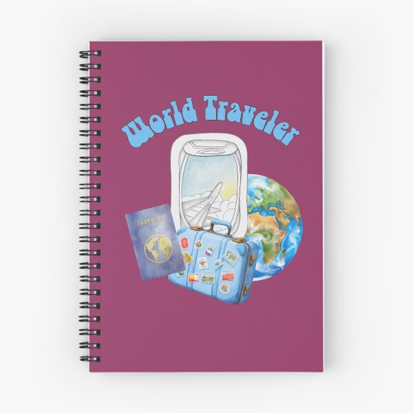 Item preview, WORLD TRAVELER Suitcase Window Seat Passport (blue version) designed and sold by trixie666.