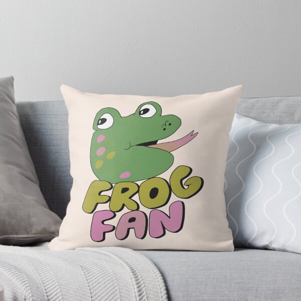 Item preview, Frog Fan (Purple) designed and sold by yellowflowerhut.