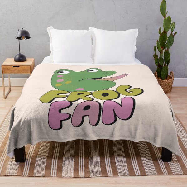 Item preview, Frog Fan (Purple) designed and sold by yellowflowerhut.