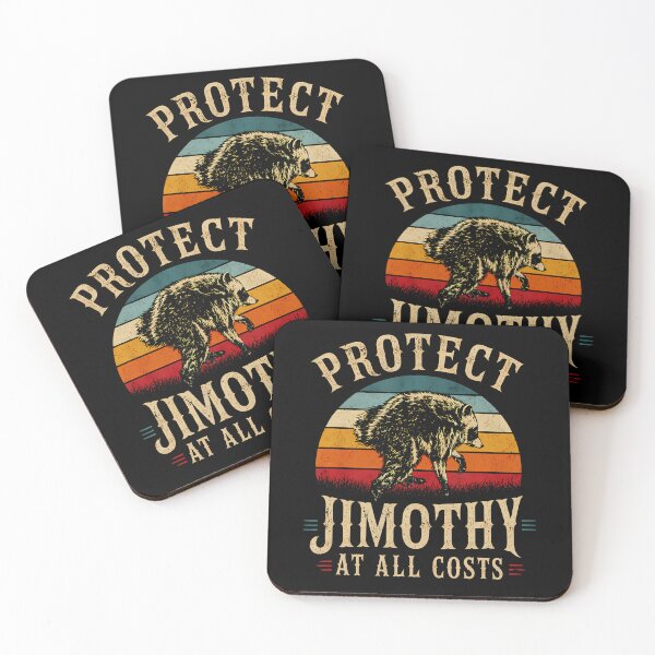 Item preview, Protect Jimothy At All Costs Funny Jimothy Viral Raccoon designed and sold by Apparel-Vortex.