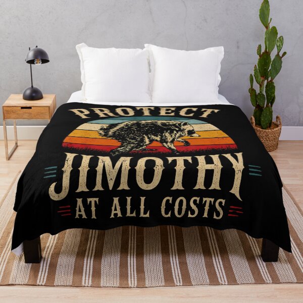 Item preview, Protect Jimothy At All Costs Funny Jimothy Viral Raccoon designed and sold by Apparel-Vortex.