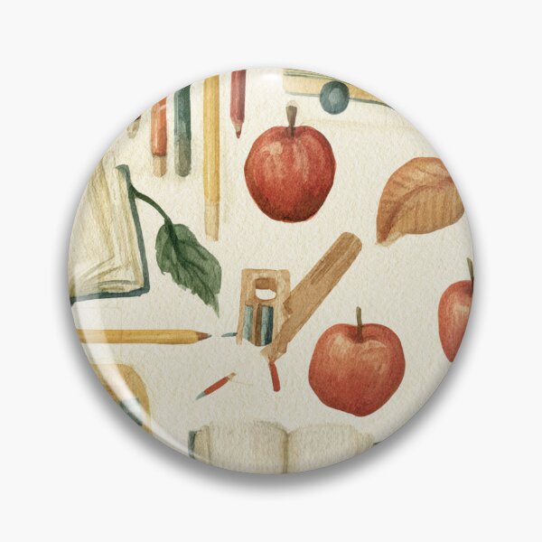 Item preview, Vintage Schoolhouse Memories: Watercolor Bus & Apple Tapestry designed and sold by TJ Art and Camera.