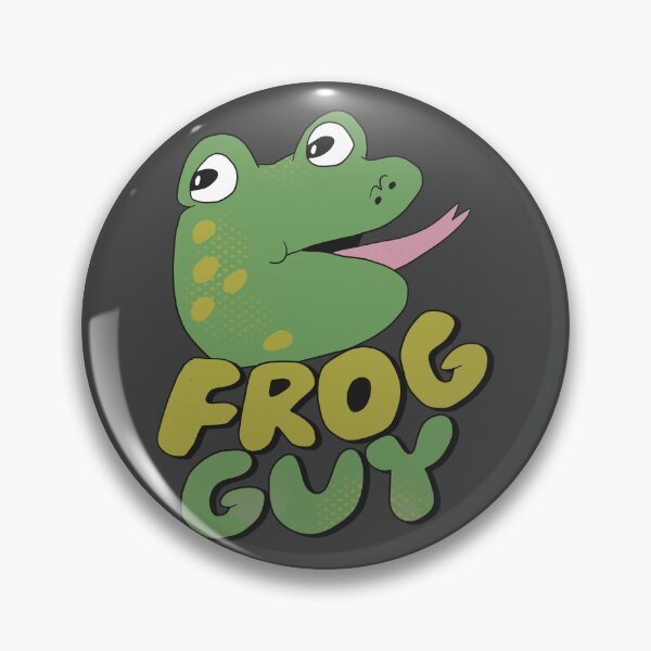 Item preview, Frog Guy designed and sold by yellowflowerhut.