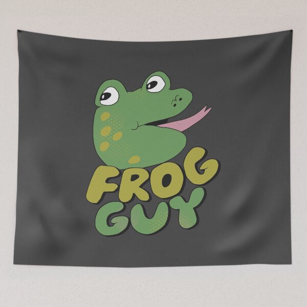 Item preview, Frog Guy designed and sold by yellowflowerhut.