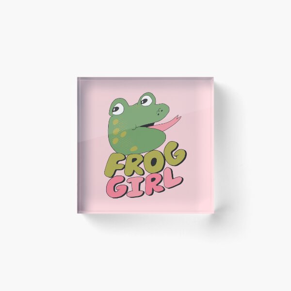 Item preview, Frog Girl designed and sold by yellowflowerhut.