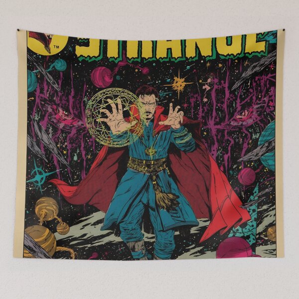 Item preview, Dr Doctor Strange Marvel Studios Comic Book Original Custom Vintage Movie Poster Art designed and sold by Cool Robot Bro..