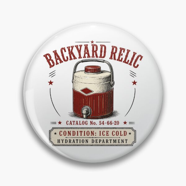 Item preview, Backyard Relic | Vintage Picnic Cooler Jug | Ice Cold Hydration | Retro Engraving Graphic designed and sold by Mikoff04-arts.