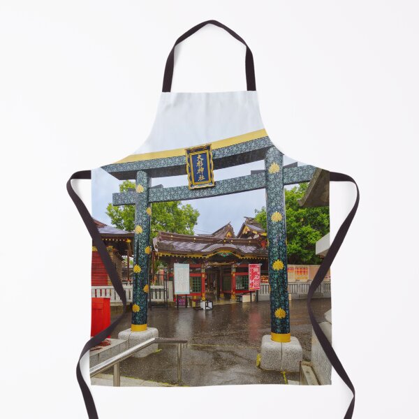 Item preview, Ornate Black-Lacquered Torii Gate with Gold and Turquoise Motifs at Ōsugi Shrine designed and sold by Pix4Japan.