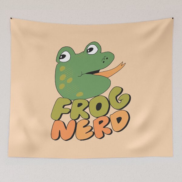 Item preview, Frog Nerd designed and sold by yellowflowerhut.