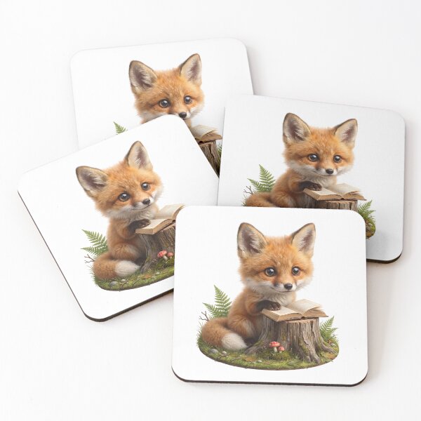 Item preview, Little Fox Book Club designed and sold by Helenaphotoart.