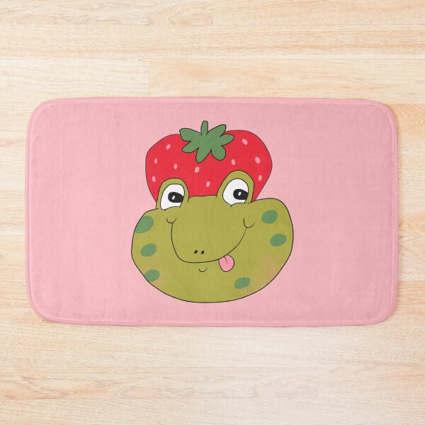 Item preview, Silly Strawberry Frog (Red) designed and sold by yellowflowerhut.
