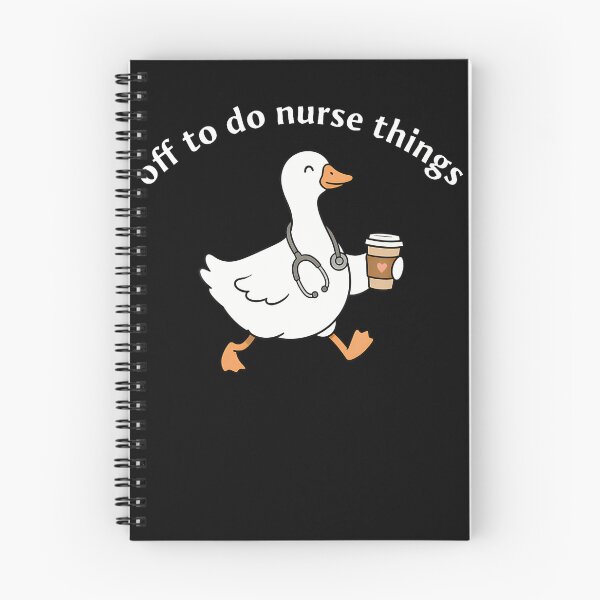 Item preview, Off To Do Nurse Things Funny Goose Coffee Nurse designed and sold by Apparel-Vortex.