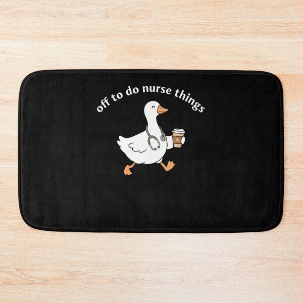 Item preview, Off To Do Nurse Things Funny Goose Coffee Nurse designed and sold by Apparel-Vortex.