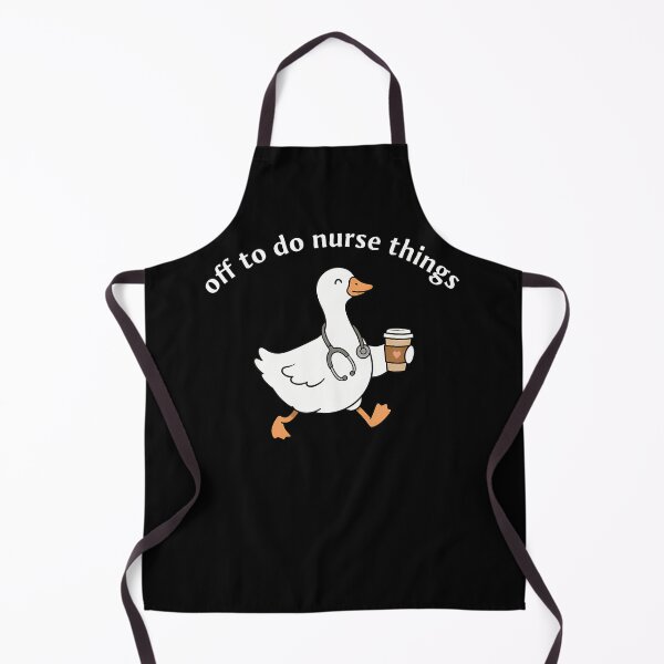 Item preview, Off To Do Nurse Things Funny Goose Coffee Nurse designed and sold by Apparel-Vortex.